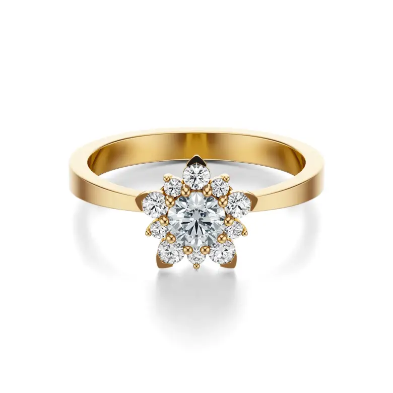 Pierścionek zaręczynowy z diamentami AJPZ_140